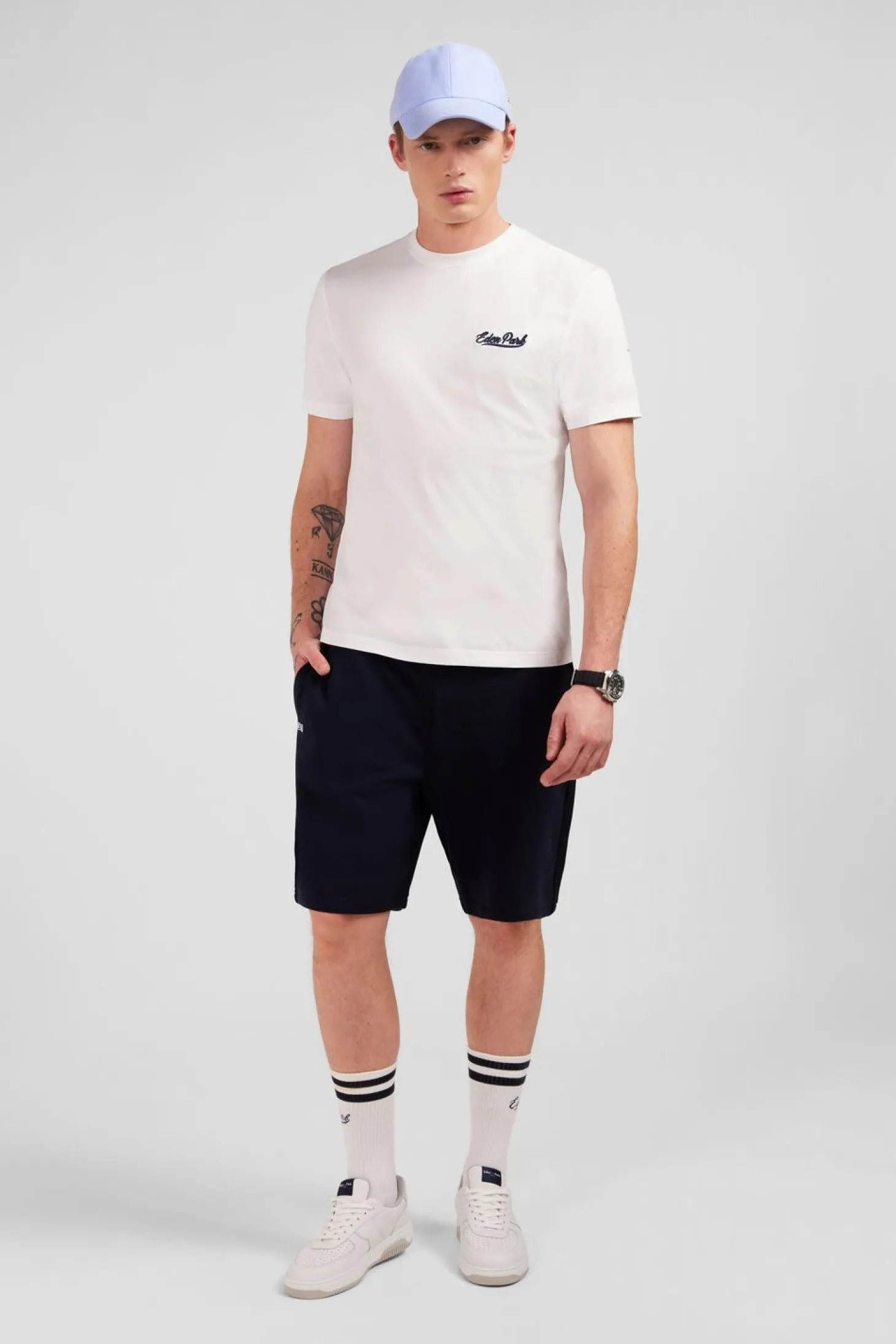 Short En Molleton Bleu Marine