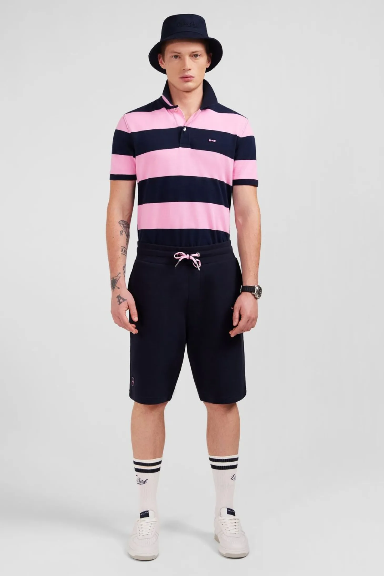 Short En Molleton Bleu Marine
