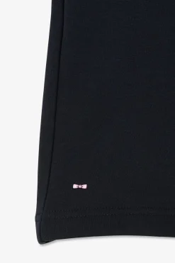 Short En Molleton Coton Marine Coupe Regular