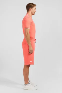 Short En Molleton Rose Saumon