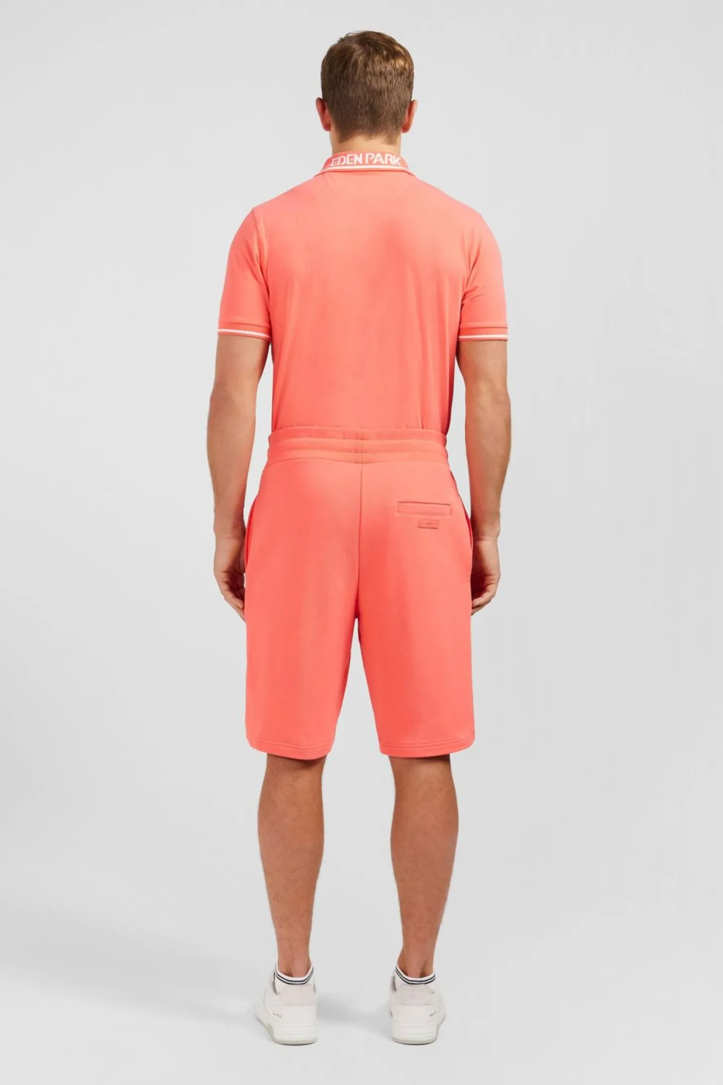 Short En Molleton Rose Saumon