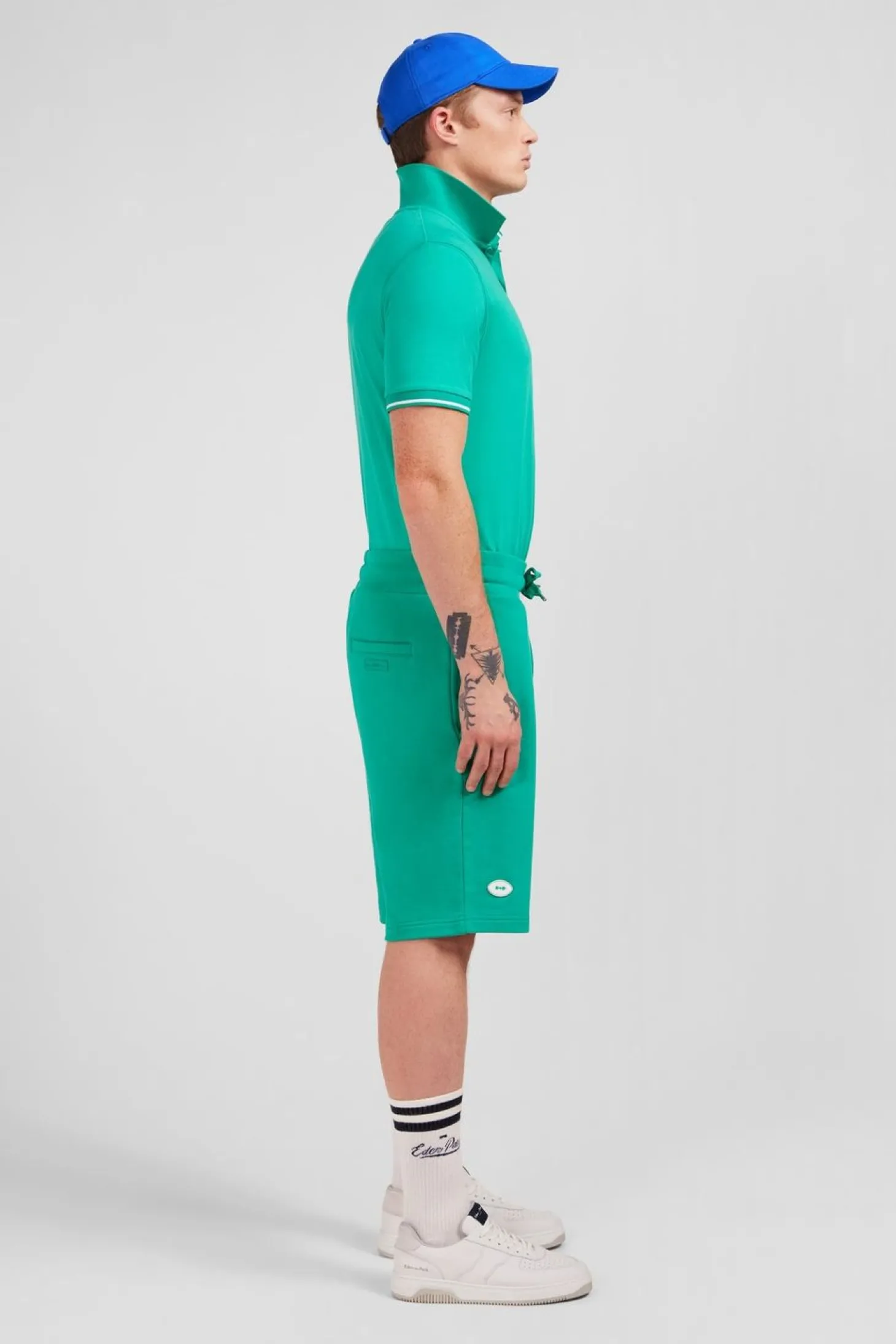 Short En Molleton Vert