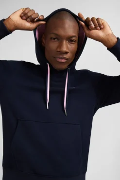 Sweat A Capuche Bleu Marine