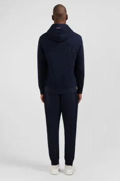 Sweat A Capuche Bleu Marine