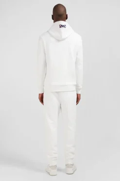 Sweat Blanc A Capuche