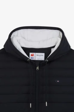 Sweat Blanc Zippe Colorblock Bimatiere Xv De France