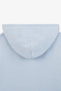 Sweat Bleu Clair A Capuche