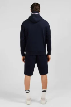 Sweat Bleu Marine A Capuche