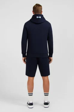 Sweat Bleu Marine A Capuche