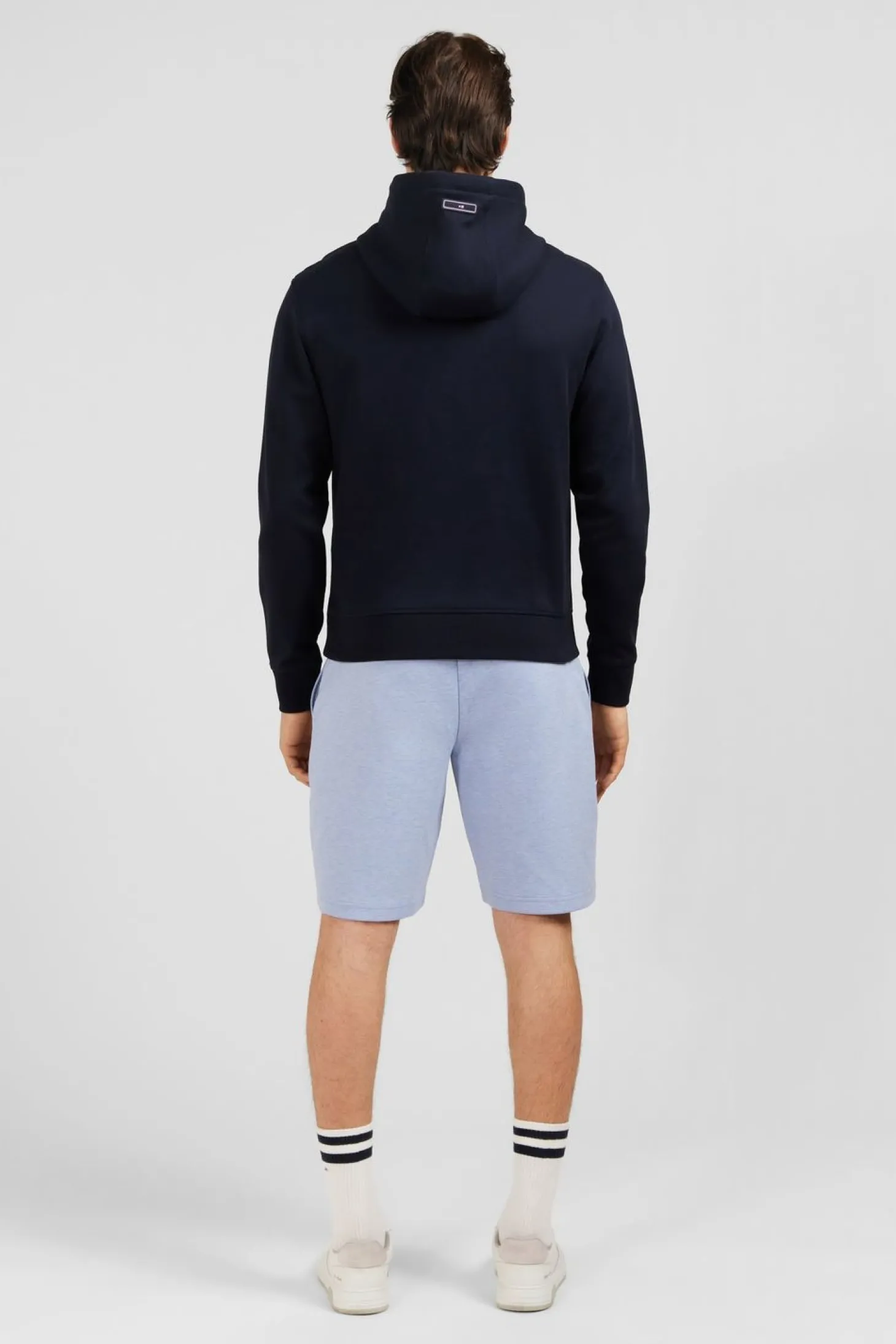 Sweat Bleu Marine A Capuche