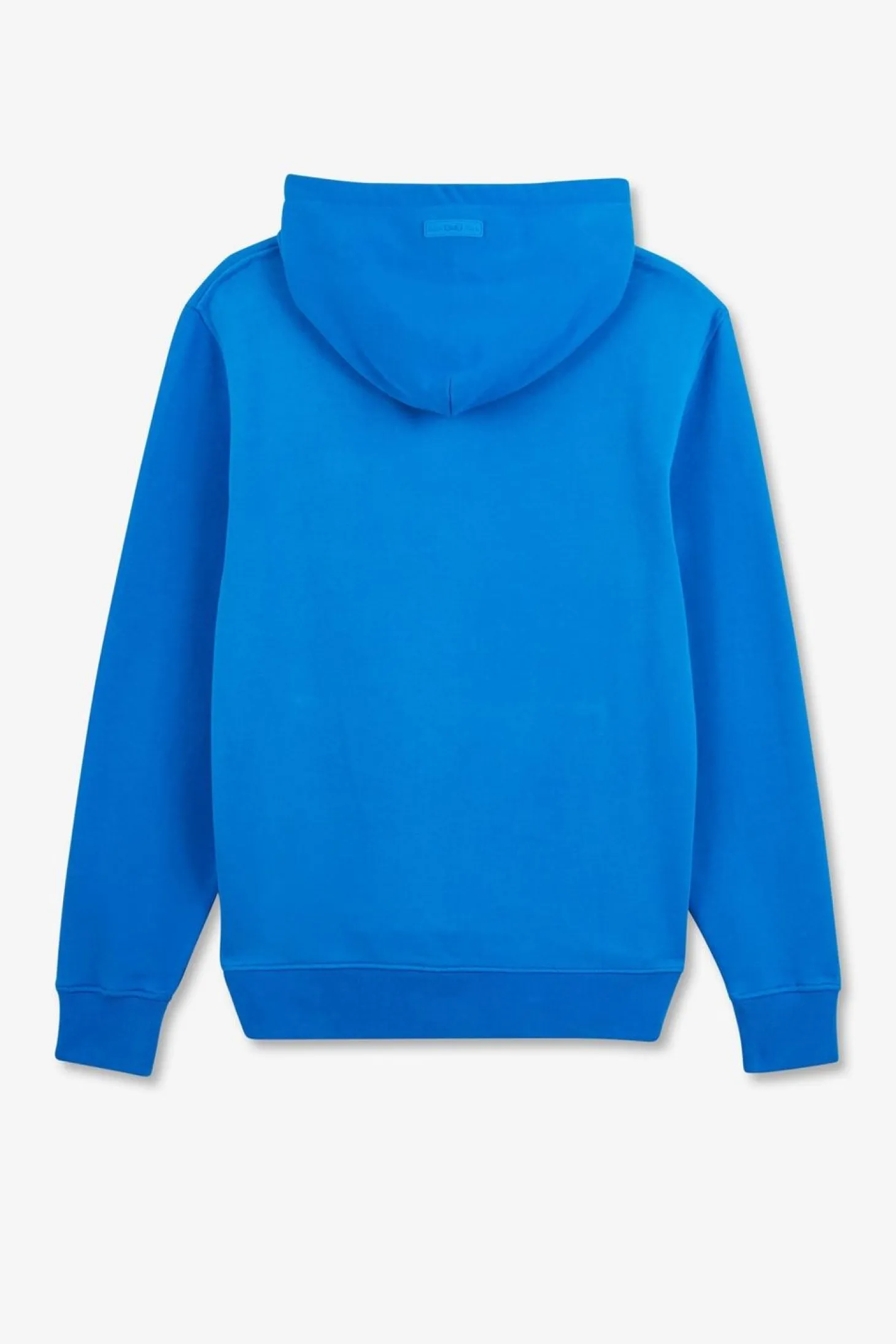 Sweat Bleu Uni A Capuche