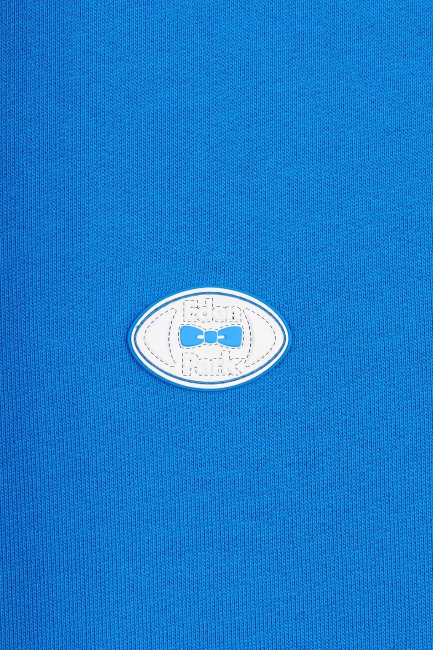 Sweat Bleu Uni A Capuche