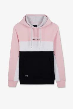Sweat Rose Colorblock A Capuche