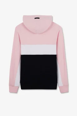 Sweat Rose Colorblock A Capuche