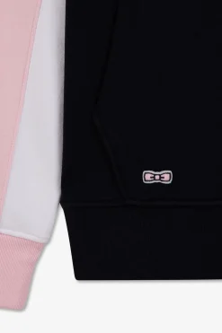 Sweat Rose Colorblock A Capuche