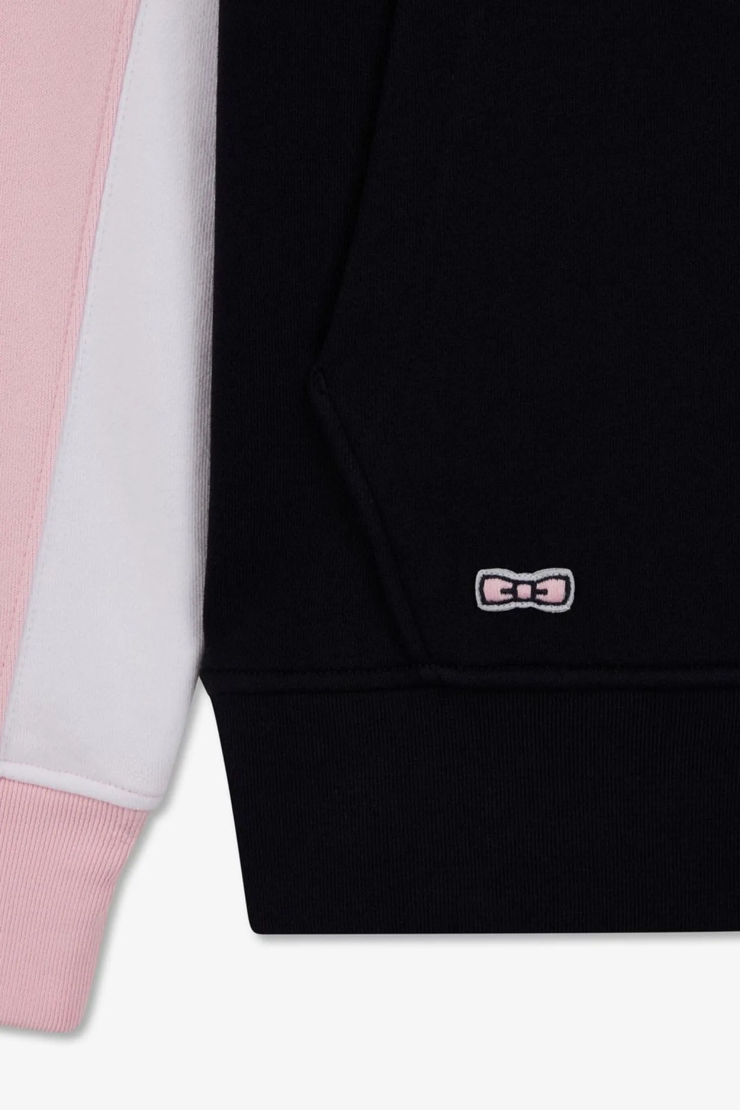Sweat Rose Colorblock A Capuche