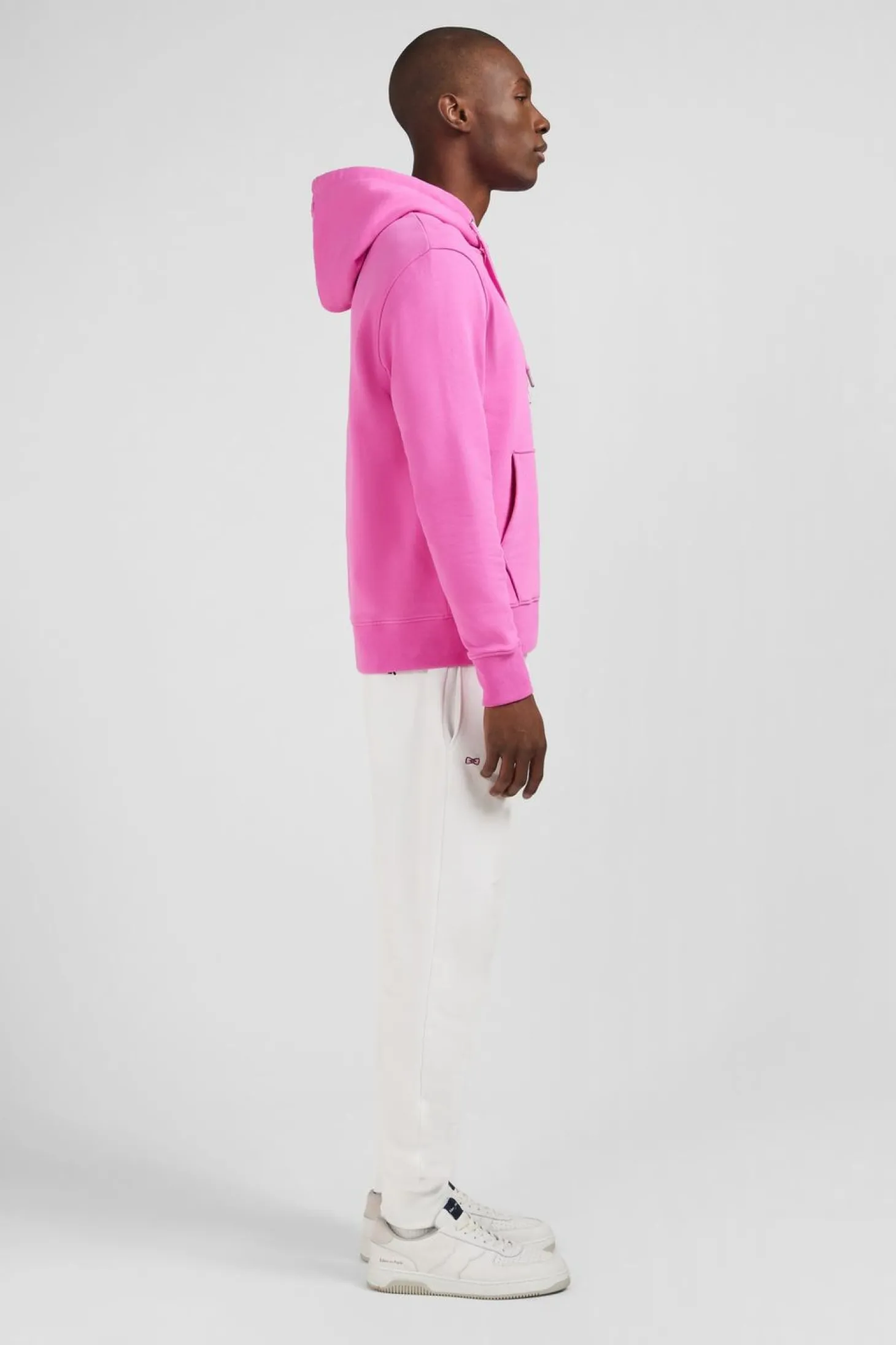 Sweat Rose Uni A Capuche
