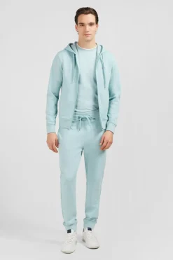 Sweatshirt A Capuche En Molleton Vert Embleme Noeud Papillon