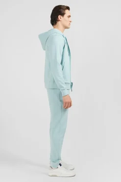 Sweatshirt A Capuche En Molleton Vert Embleme Noeud Papillon