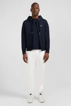 Sweatshirt A Capuche En Molleton Marine Embleme Noeud Papillon
