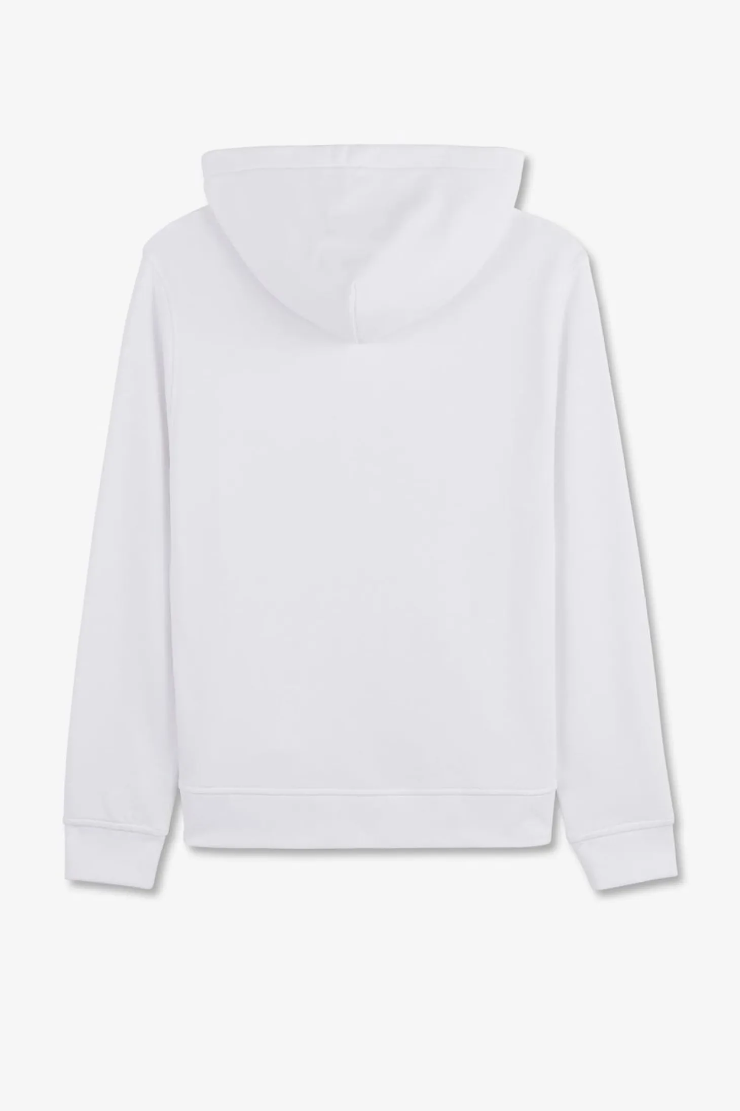 Sweatshirt A Capuche En Molleton Blanc Embleme Noeud Papillon