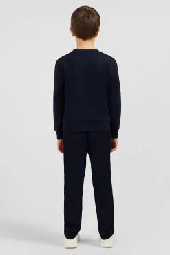 Sweatshirt Col Rond Serigraphie Eden Park En Molleton Coton