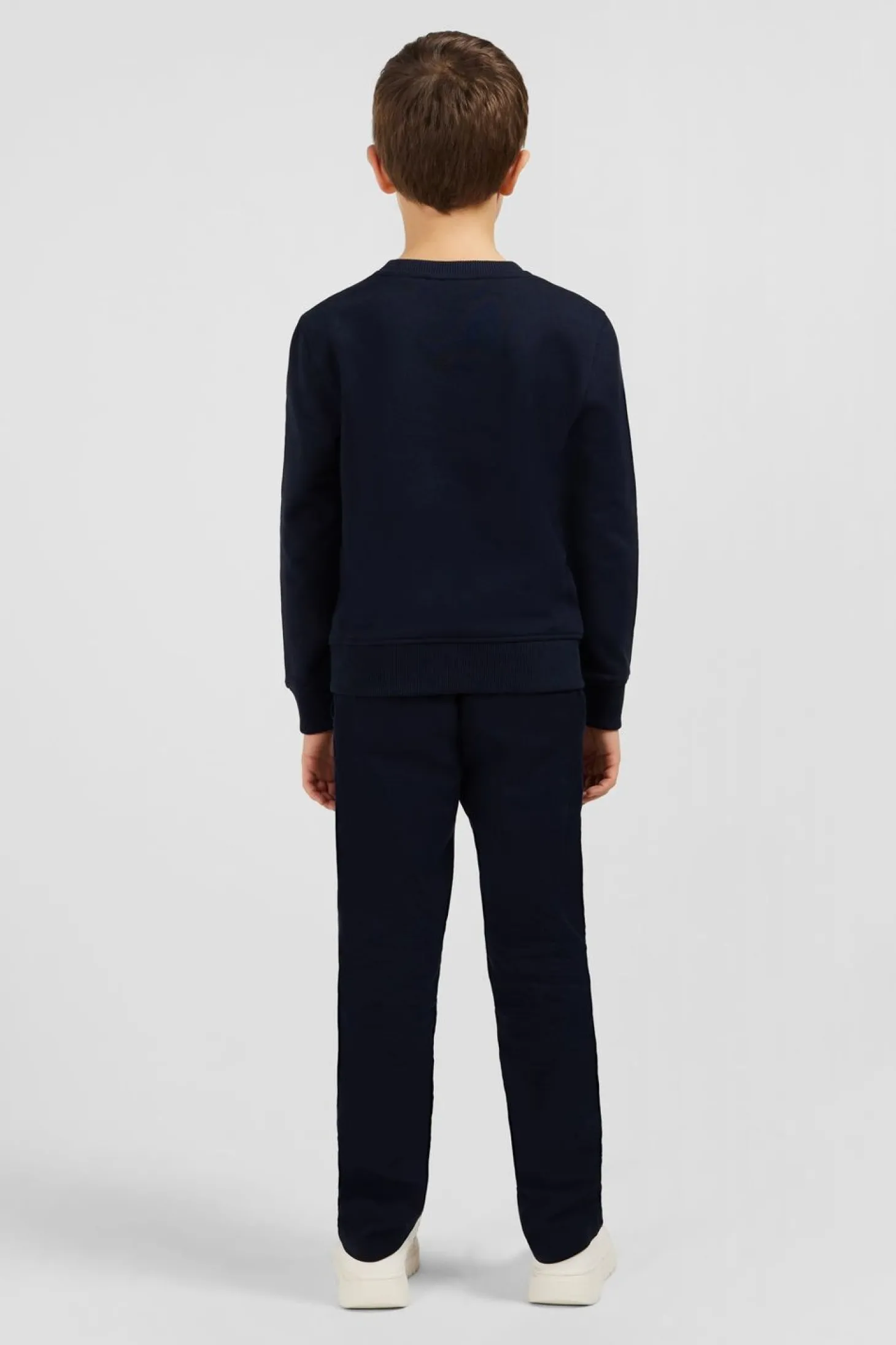 Sweatshirt Col Rond Serigraphie Eden Park En Molleton Coton