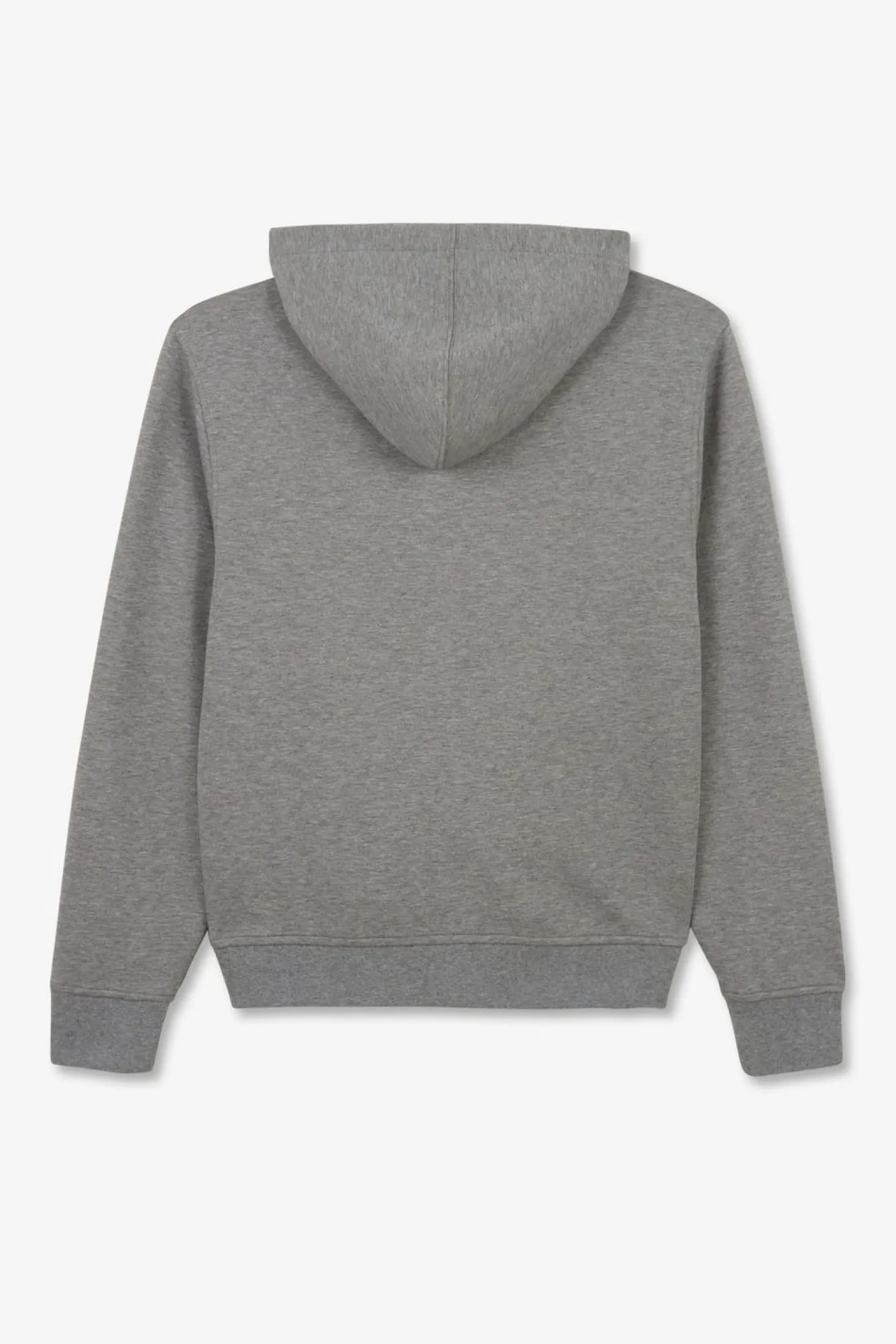 Sweat Zippe A Capuche Gris Fonce