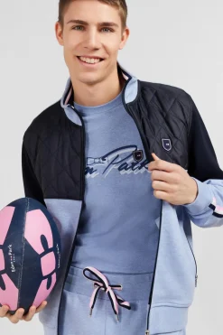 Sweat Zippe Bleu Clair