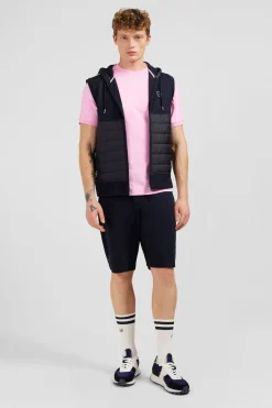 Sweat Zippe Bleu Marine Sans Manches
