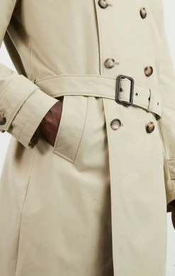 Trench Coat Deperlant Beige