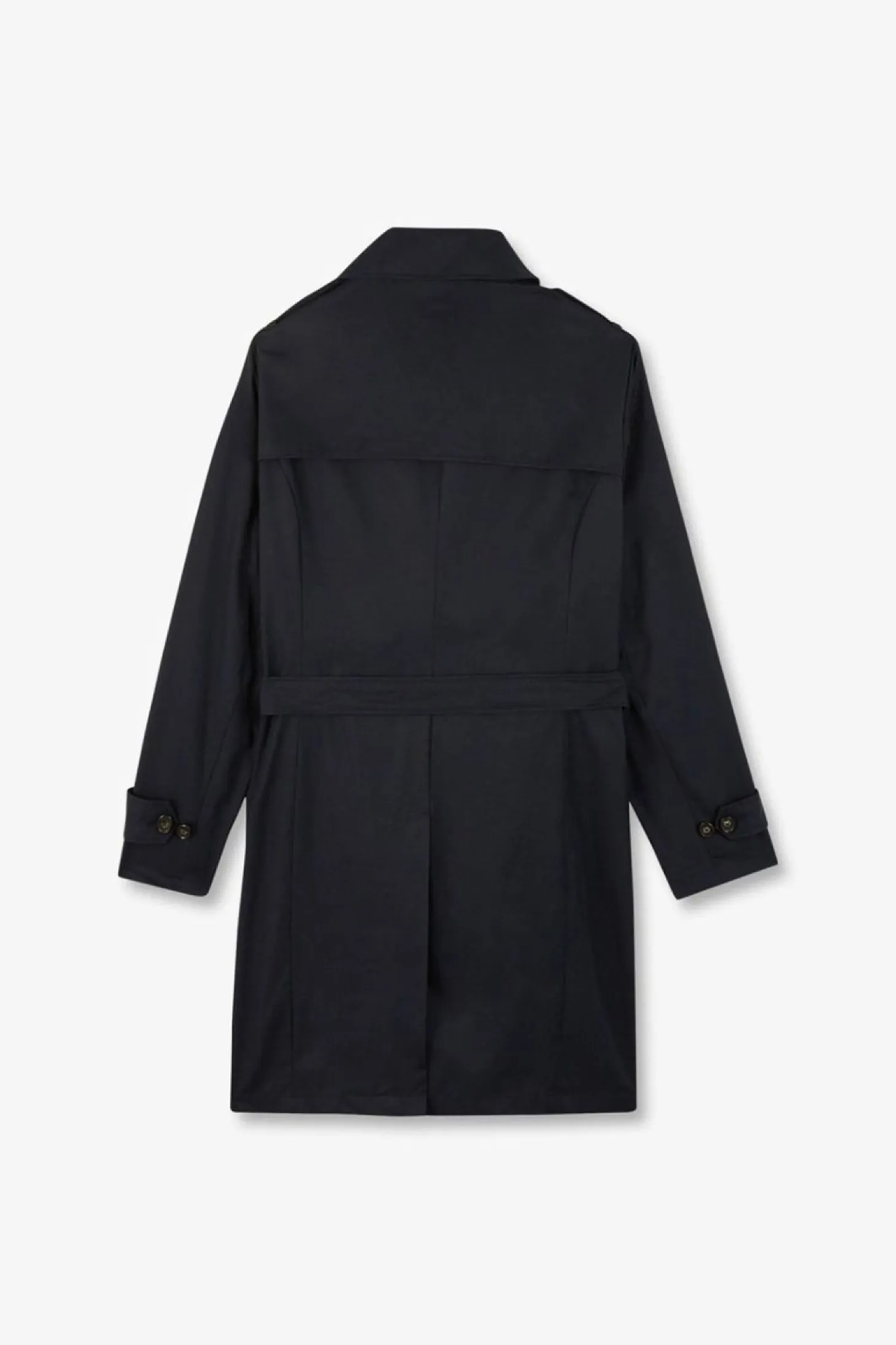 Trench Coat Deperlant Bleu Marine