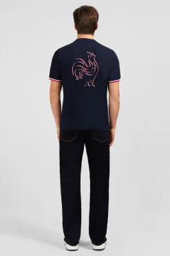 T-Shirt A Manches Courtes Bleu Marine