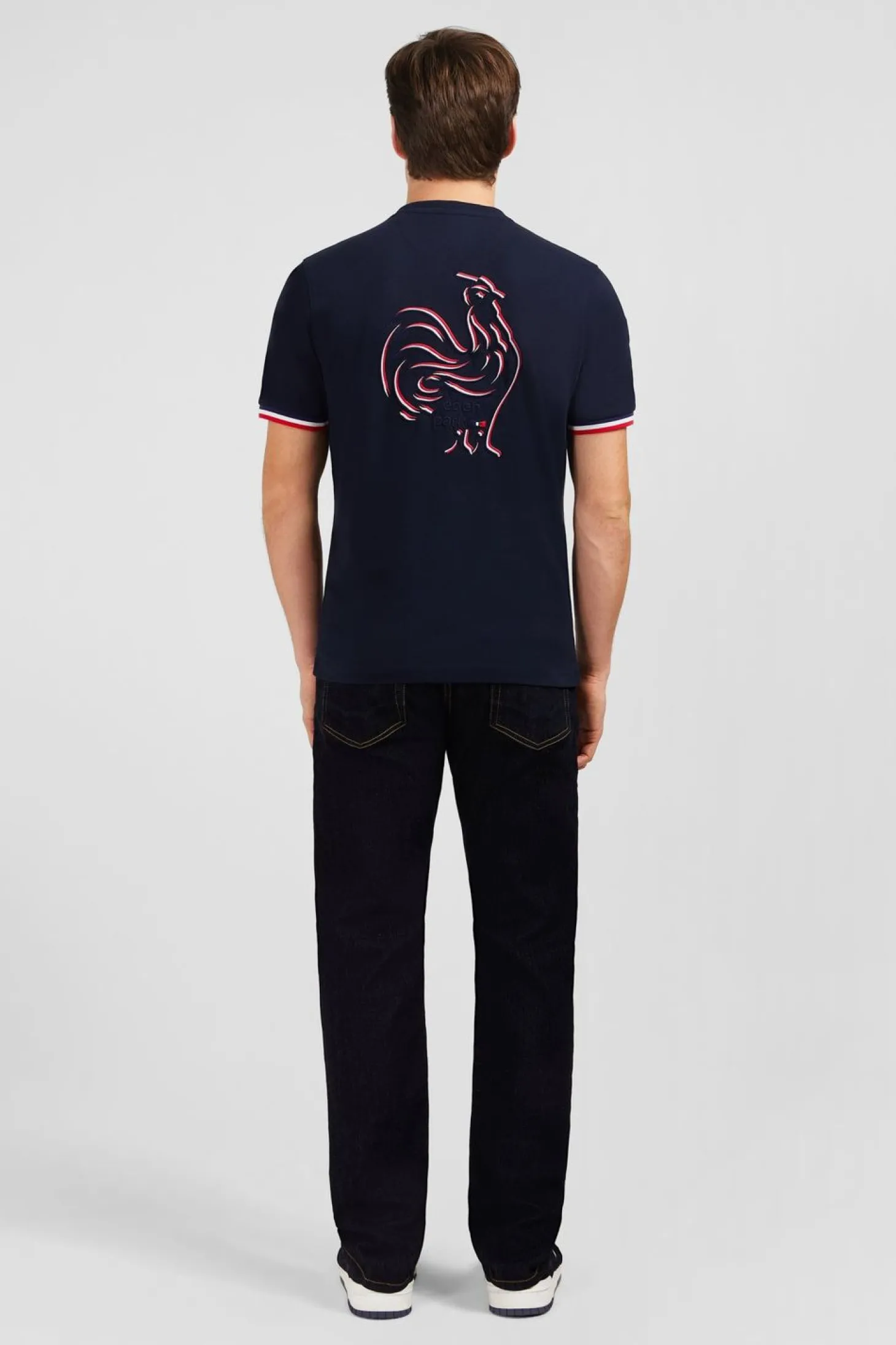 T-Shirt A Manches Courtes Bleu Marine