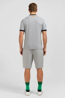 T-Shirt A Manches Courtes Gris Clair