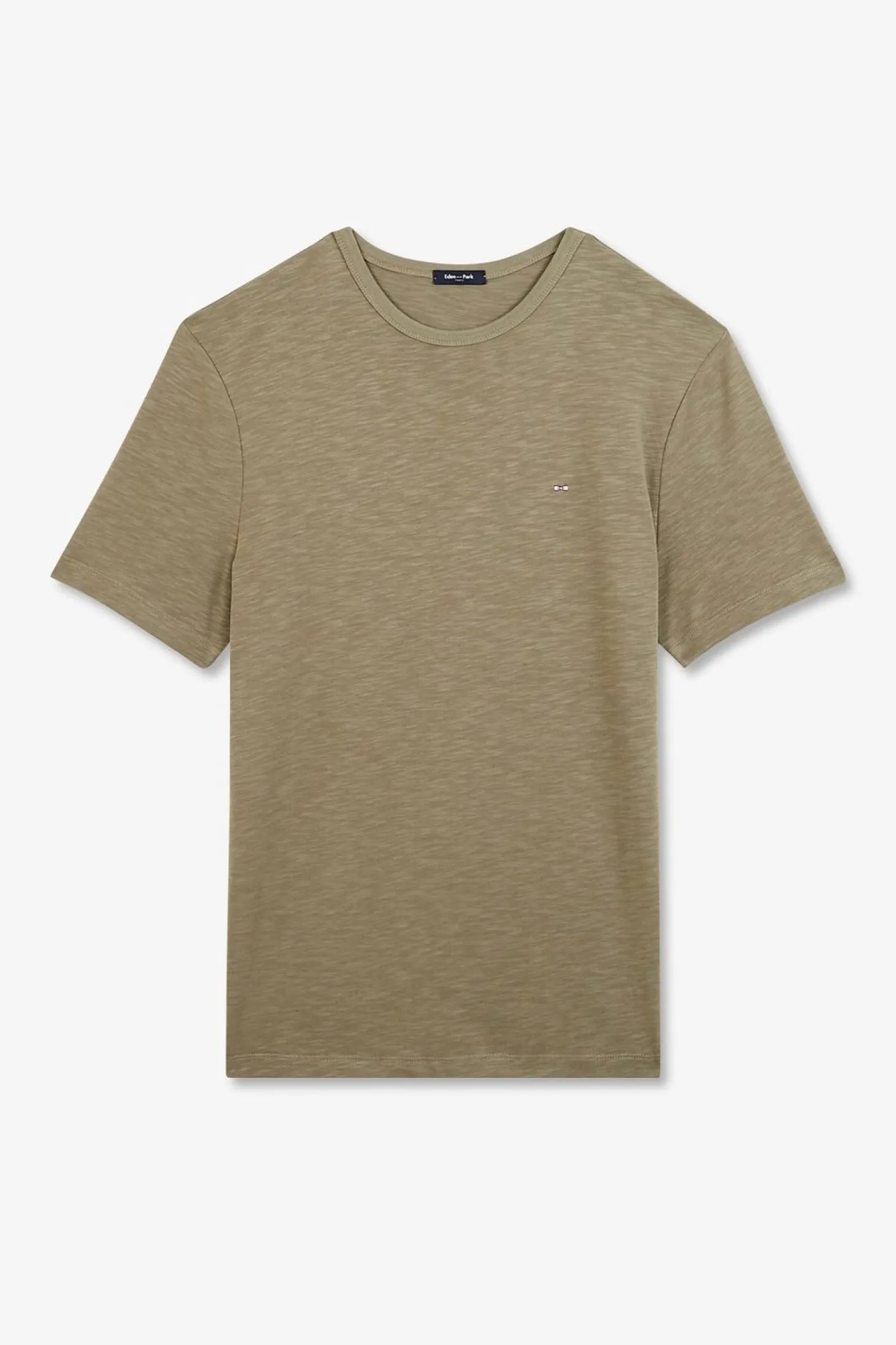 T-Shirt Beige En Coton Flamme