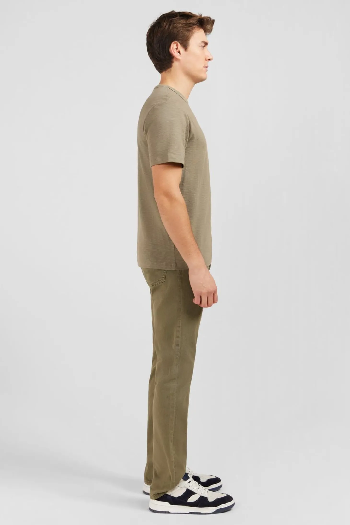 T-Shirt Beige En Coton Flamme