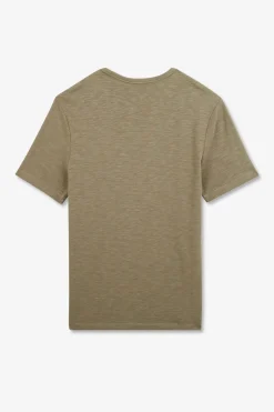 T-Shirt Beige En Coton Flamme