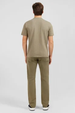 T-Shirt Beige En Coton Flamme