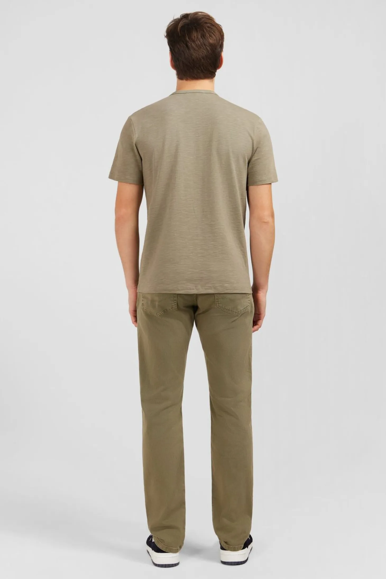 T-Shirt Beige En Coton Flamme