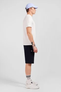 T-Shirt Blanc A Broderies