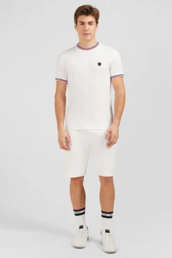 T-Shirt Blanc A Manches Courtes