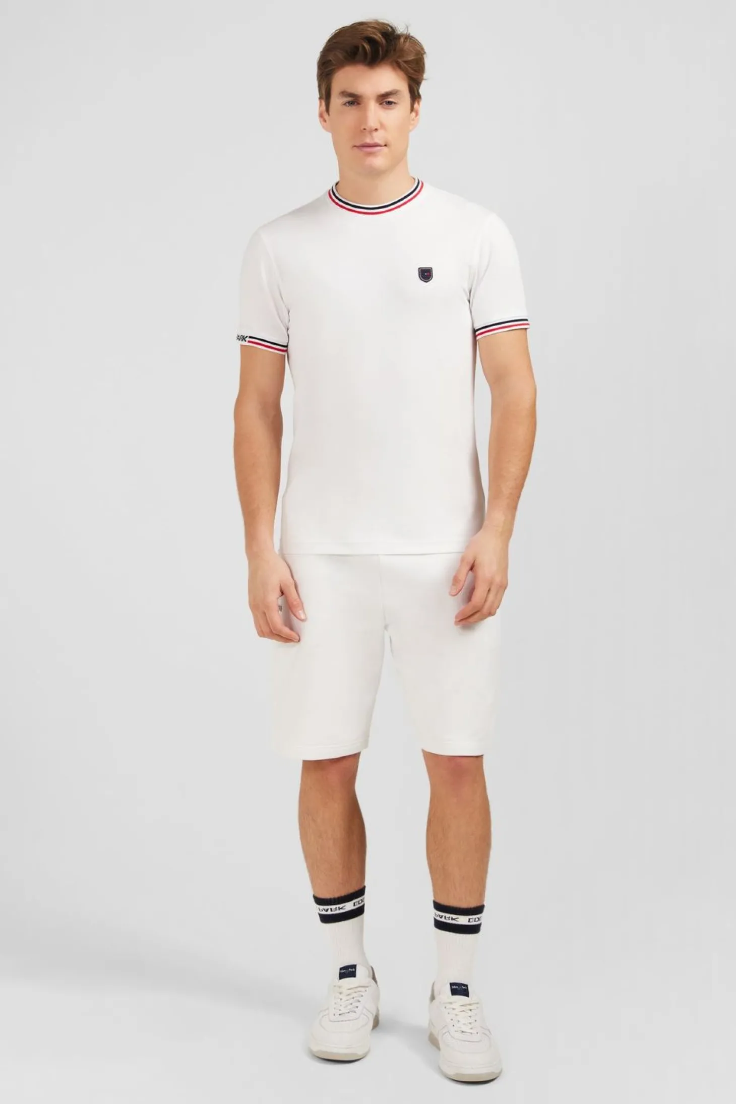 T-Shirt Blanc A Manches Courtes