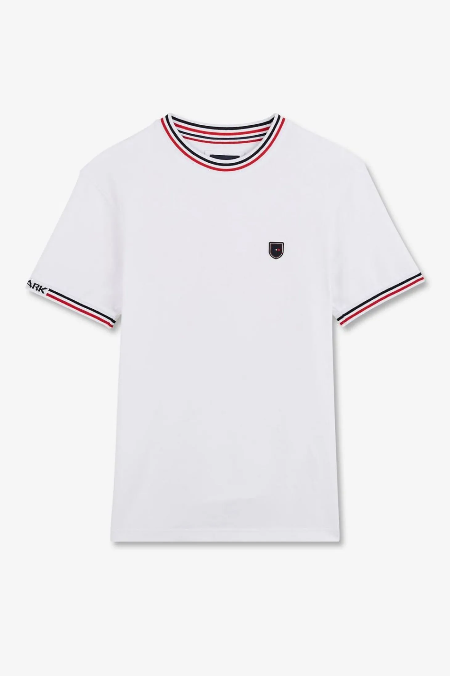 T-Shirt Blanc A Manches Courtes