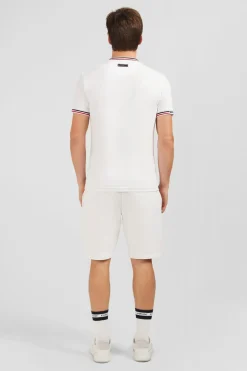 T-Shirt Blanc A Manches Courtes