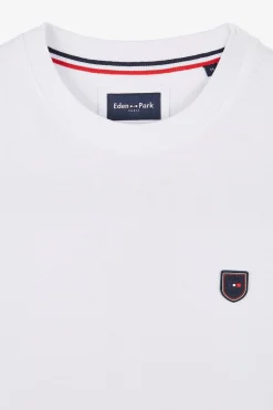 T-Shirt Blanc Avec Broderie Eden Park