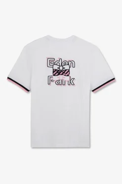 T-Shirt Blanc Brode Eden Park