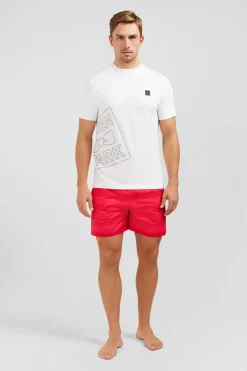 T-Shirt Blanc Imprime Eden Park
