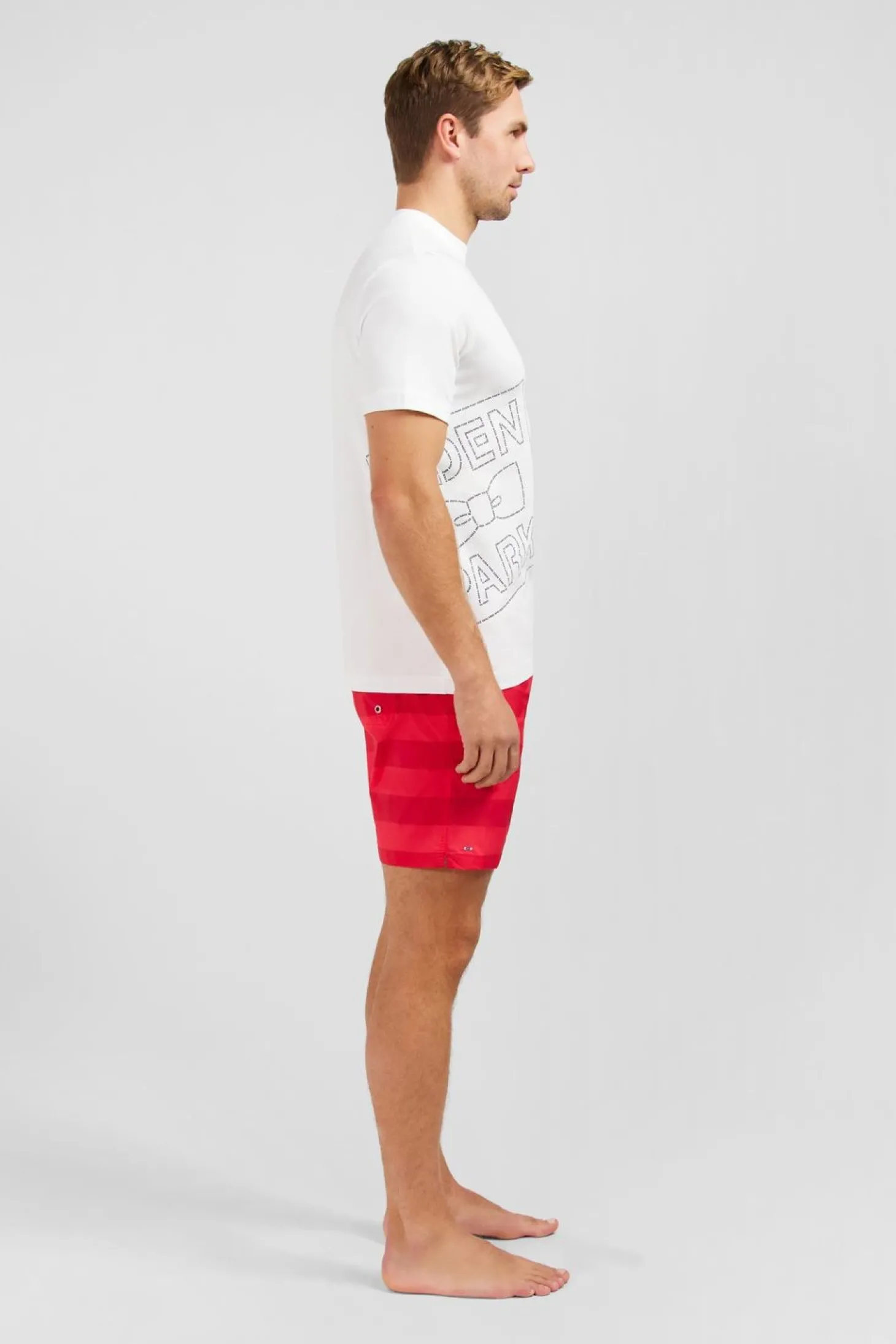 T-Shirt Blanc Imprime Eden Park