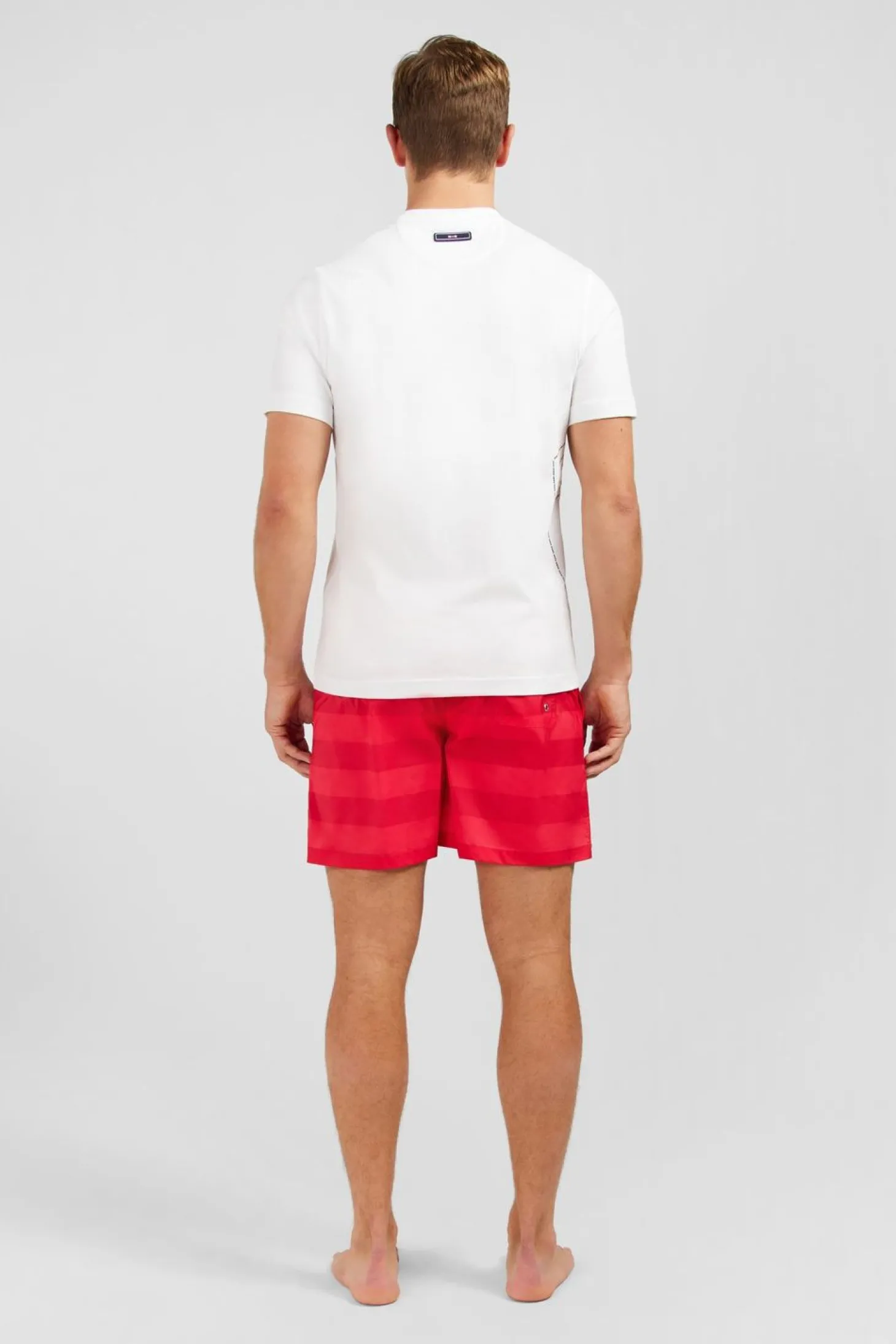 T-Shirt Blanc Imprime Eden Park